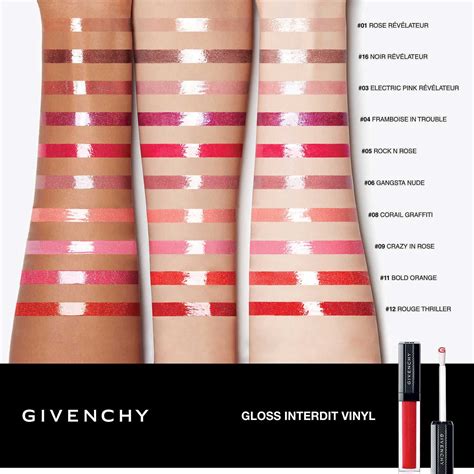 givenchy l'interdit vinyl|givenchy gloss interdit vinyl swatches.